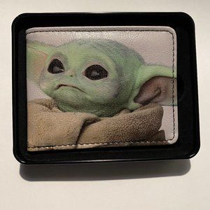 Grogu/The Child/Baby Yoda from Disney+ Star Wars The Mandalorian billfold wallet